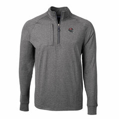 Tampa Bay Buccaneers Cutter & Buck Big & Tall Adapt Eco Raglan Quarter-Zip Jacket - Heather Black on sale