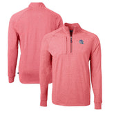 Buffalo Bills Cutter & Buck Big & Tall Adapt Eco Raglan Quarter-Zip Jacket - Heather Red outlet