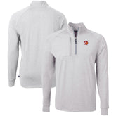 Tampa Bay Buccaneers Cutter & Buck Big & Tall Adapt Eco Raglan Quarter-Zip Jacket - Heather Gray sale