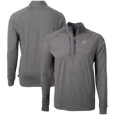 Indianapolis Colts Cutter & Buck Big & Tall Adapt Eco Raglan Quarter-Zip Jacket - Heather Black on sale