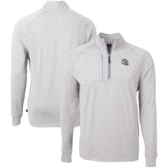 Indianapolis Colts Cutter & Buck Big & Tall Adapt Eco Raglan Quarter-Zip Jacket - Heather Gray online