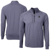 Seattle Seahawks Cutter & Buck Big & Tall Adapt Eco Raglan Quarter-Zip Jacket - Heather Navy outlet