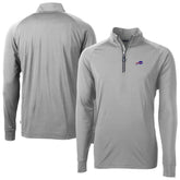 Buffalo Bills Cutter & Buck Big & Tall Adapt Eco DryTec Raglan Quarter-Zip Jacket - Gray outlet