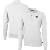 San Francisco 49ers Cutter & Buck Big & Tall Virtue Eco Pique Quarter-Zip Jacket - White outlet