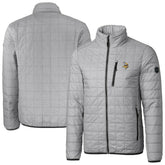 Minnesota Vikings Cutter & Buck Big & Tall Rainier PrimaLoft Eco Insulated Full-Zip Hoodie Puffer Jacket - Gray for sale