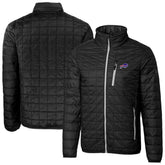 Buffalo Bills Cutter & Buck Big & Tall Rainier PrimaLoft Eco Insulated Full-Zip Hoodie Puffer Jacket - Black cheap