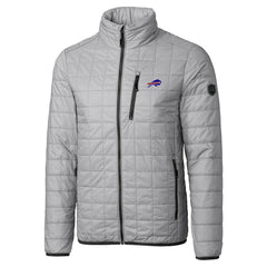 Buffalo Bills Cutter & Buck Big & Tall Rainier PrimaLoft Eco Insulated Full-Zip Hoodie Puffer Jacket - Gray cheap