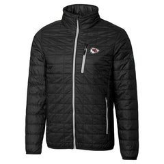 Kansas City Chiefs Cutter & Buck Big & Tall Rainier PrimaLoft Eco Insulated Full-Zip Hoodie Puffer Jacket - Black online