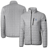 Indianapolis Colts Cutter & Buck Big & Tall Rainier PrimaLoft Eco Insulated Full-Zip Hoodie Puffer Jacket - Gray outlet
