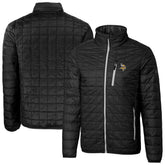 Minnesota Vikings Cutter & Buck Big & Tall Rainier PrimaLoft Eco Insulated Full-Zip Hoodie Puffer Jacket - Black online