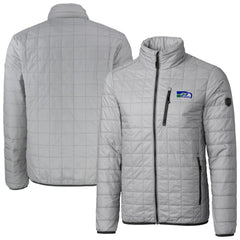 Seattle Seahawks Cutter & Buck Big & Tall Rainier PrimaLoft Eco Insulated Full-Zip Puffer Jacket - Gray on sale
