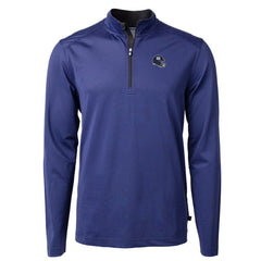 New York Giants Cutter & Buck Big & Tall Virtue Eco Pique Micro Stripe Tri-Blend Quarter-Zip Jacket - Royal online