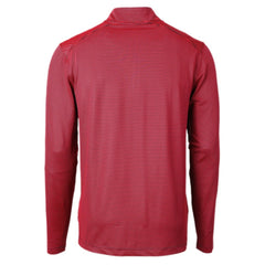 Buffalo Bills Cutter & Buck Big & Tall Virtue Eco Pique Micro Stripe Tri-Blend Quarter-Zip Jacket - Red online
