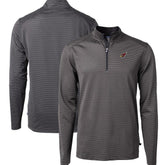 Arizona Cardinals Cutter & Buck Big & Tall Virtue Eco Pique Micro Stripe Tri-Blend Quarter-Zip Jacket - Black sale
