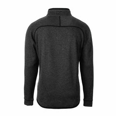Green Bay Packers Cutter & Buck Big & Tall Mainsail Sweater-Knit Half-Zip Jacket - Heather Charcoal cheap
