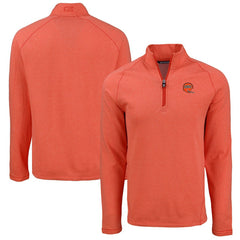 Cincinnati Bengals Cutter & Buck Peshastin Eco Fleece Tri-Blend Raglan Recycled Quarter-Zip Jacket - Heather Orange discount