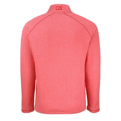 Kansas City Chiefs Cutter & Buck Peshastin Eco Fleece Tri-Blend Raglan Recycled Quarter-Zip Jacket - Heather Red outlet