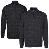 Carolina Panthers Cutter & Buck Big & Tall Traverse Eco Camo Tri-Blend DryTec Quarter-Zip Jacket - Black cheap