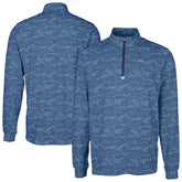 Los Angeles Chargers Cutter & Buck Big & Tall Traverse Eco Camo Tri-Blend DryTec Quarter-Zip Jacket - Navy outlet