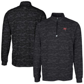 Tampa Bay Buccaneers Cutter & Buck Big & Tall Traverse Eco Camo Tri-Blend DryTec Quarter-Zip Jacket - Black online