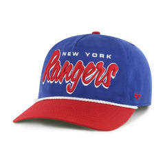 New York Rangers '47 Dropshadow Rope Hitch Adjustable Hat - Blue/Red Hats