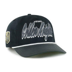 Vegas Golden Knights '47 Dropshadow Rope Hitch Adjustable Hat - Black/Charcoal Hats