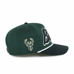 Milwaukee Bucks '47 Dropshadow Rope Hitch Adjustable Hat - Hunter Green/Black on sale