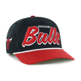 Chicago Bulls '47 Dropshadow Rope Hitch Adjustable Hat - Black/Red for sale
