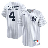 Lou Gehrig New York Yankees Throwback Cooperstown Collection Limited Jersey White