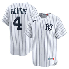Lou Gehrig New York Yankees Throwback Cooperstown Collection Limited Jersey White