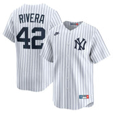 Mariano Rivera New York Yankees Throwback Cooperstown Collection Limited Jersey White
