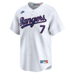 Ivan Rodriguez Texas Rangers Throwback Cooperstown Collection Limited Jersey White