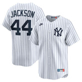 Reggie Jackson New York Yankees Throwback Cooperstown Collection Limited Jersey White