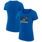 Golden State Warriors G-III 4Her by Carl Banks Women's Super-Slim Fit Lightweight Leopard Heart T-Shirt sale - Royal shop