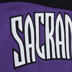 Sacramento Kings Hardwood Classics Nights Head Coach Pullover Hoodie - Purple on sale