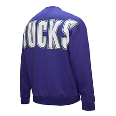 Milwaukee Bucks Hardwood Classics There & Back 2.0 Vintage Pullover Sweatshirt - Purple cheap