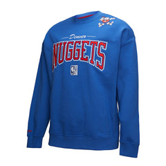Denver Nuggets Hardwood Classics There & Back 2.0 Vintage Pullover Sweatshirt sale - Royal outlet