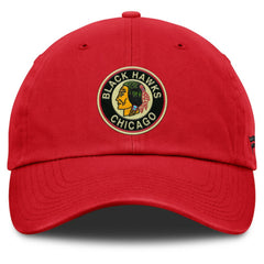 Chicago Blackhawks Fanatics Decades Collection Adjustable Hat - Red Hats