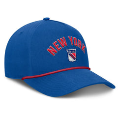 New York Rangers Fanatics Decades Collection A-Frame Rope Adjustable Hat - Royal Hats