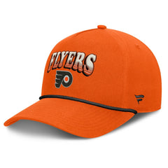 Philadelphia Flyers Fanatics Decades Collection A-Frame Rope Adjustable Hat - Orange Hats