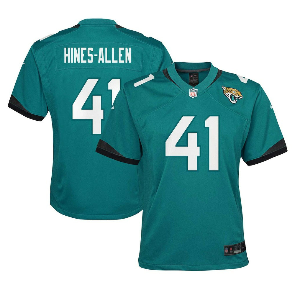 Josh Hines-Allen Jacksonville Jaguars Youth Game Jersey - Teal online