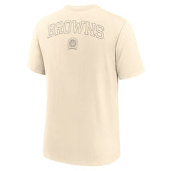 Cleveland Browns Glory Tri-Blend T-Shirt - Cream outlet
