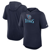 Tennessee Titans Lockup Tri-Blend Hoodie T-Shirt - Navy discount