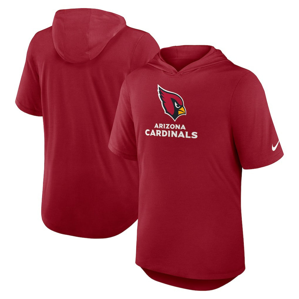 Arizona Cardinals Lockup Tri-Blend Hoodie T-Shirt - Cardinal online