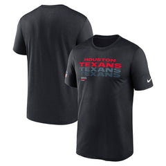 Houston Texans Sideline Legend Dri-FIT T-Shirt - Navy for sale