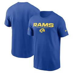 Los Angeles Rams Sideline Dri-FIT T-Shirt - Royal on sale