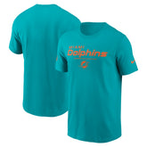 Miami Dolphins Sideline Dri-FIT T-Shirt - Aqua discount