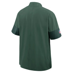 Green Bay Packers Sideline Short Sleeve Quarter-Zip Dri-FIT Coach Jacket - Green on sale