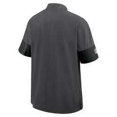 Cleveland Browns Sideline Short Sleeve Quarter-Zip Dri-FIT Coach Jacket - Anthracite discount
