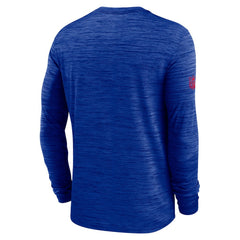 Buffalo Bills Sideline Velocity Performance Long Sleeve T-Shirt - Royal on sale